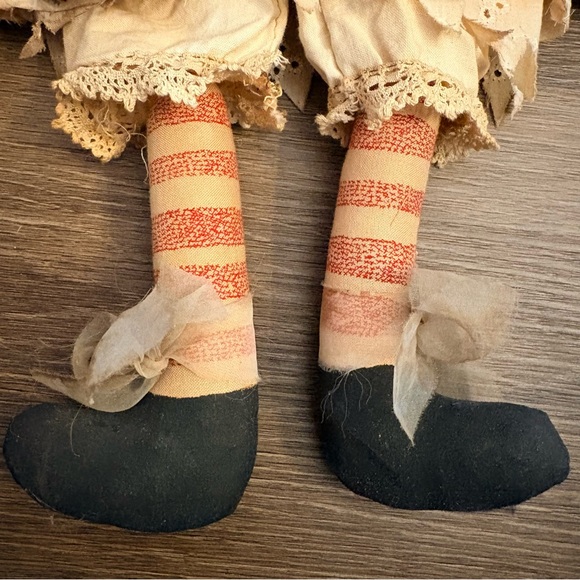 Rare Japanese Artist Handmade Raggedy Ann & Andy Vintage Doll Set One of a kind